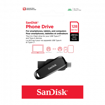 SANDISK PHONE CLE USB 128Go USB 3.2 GEN 1 / USBC N