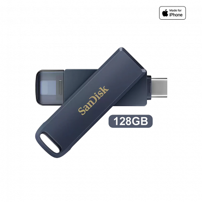 SANDISK PHONE DRIVE CLE USB 128Go USBC / LIGHTNING