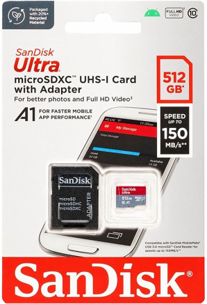SANDISK ULTRA MICRO SDXC 256Go + ADAPTATEUR SD