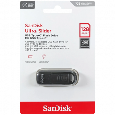 SANDISK ULTRA SLIDER CLE USB 128Go USBC 3.2 GEN 1