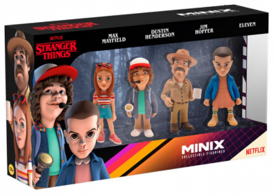 MINIX - PACK DE 4 FIGURINE STRANGER THINGS