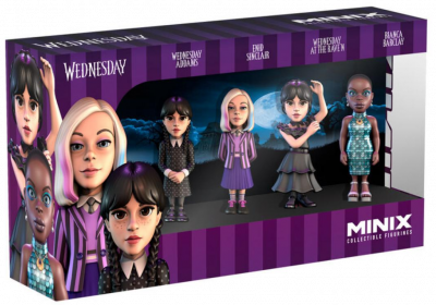 MINIX - PACK DE 4 FIGURINE WEDNESDAY