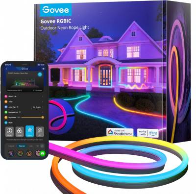GOVEE CORDE LUMINEUSE NEON EXTERIEUR RGBIC