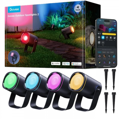 GOVEE OUTDOOR SPOTLIGHTS PACK 2