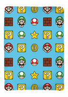 PLAID POLAR SUPER MARIO ITEMS 100x140CM