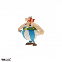 FIGURINE OBELIX TENANT SON PANTALON