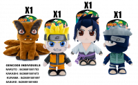 NARUTO ASST PELUCHE 27CM