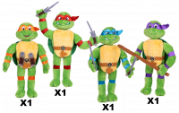 TMNT ASST PELUCHE 22CM