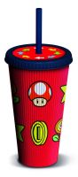 TUMBLER AVEC PAILLE SUPER MARIO 790ML