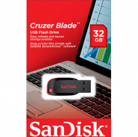 SANDISK CLE USB 32 Go 2.0 CRUZER BLADE NOIR ROUGE