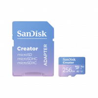 SANDISK MICROSD CREATOR UHS 256GB 190/130MB/S