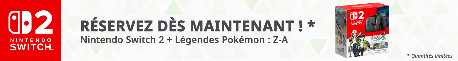 Réservez dès maintenant : Console Switch 2 + Légendes Pokémon Z-A