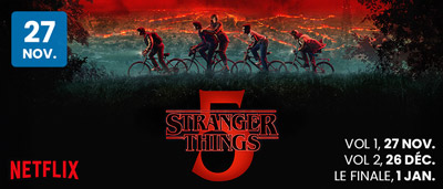 Hits à venir - Stranger Things Saison 5
