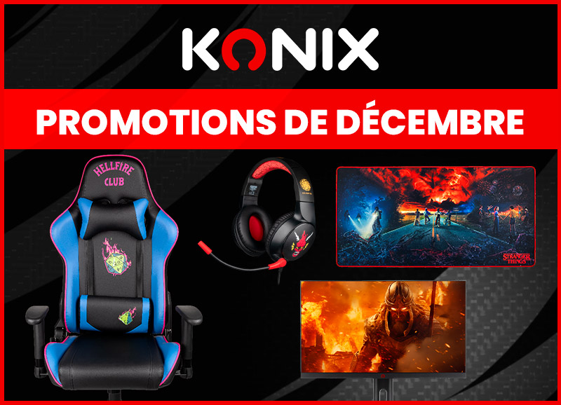 Boutique Konix : Promotions de décembre