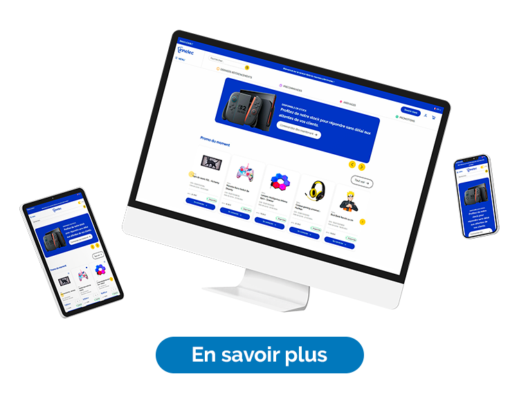 Aperçu de l'espace pro Innelec sur desktop et mobile